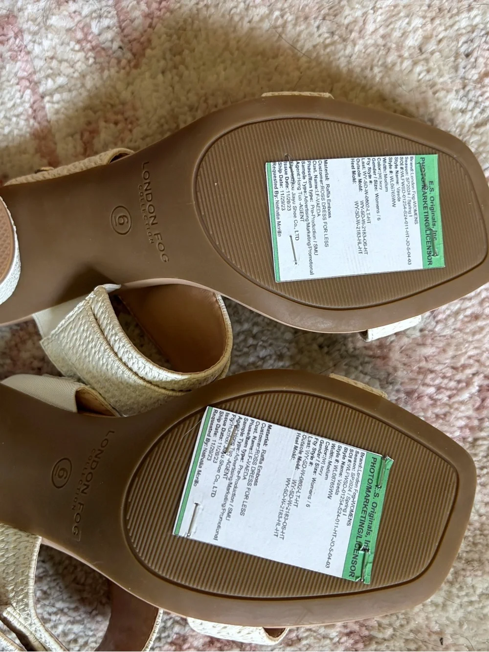 London Fog Sandals